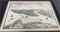 Print of a French Map
