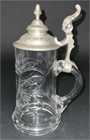 Glass Stein with Lid