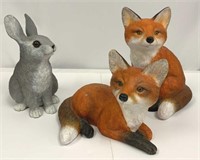 Two Foxes and Rabbit