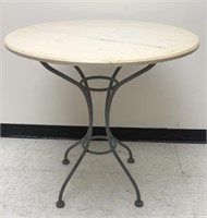 Iron and Marble Table