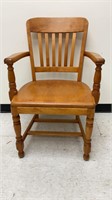 Vintage Maple Office Arm Chair