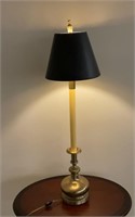 Brass Base Candlestick Lamp