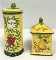 Pasta Canister and Cookie Jar