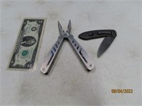 (2) Pocket MultiTool & BUCK Knife