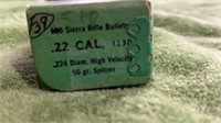 224 cal bullets. 38 Sierra 50 gr