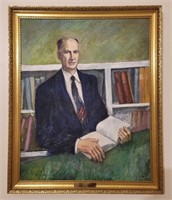 Original Oil Painting Dean Bowling 1884-1959