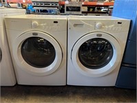 Frigidaire Front Load White Washer & Gas Dryer