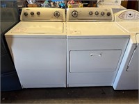 Whirlpool White Washer & Gas Dryer