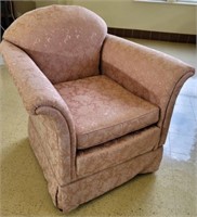 Nice Vintage Pink Upholstered Chair