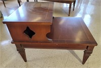Vintage Mahogany Two Tier Side Table