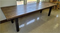 Antique Tiger Oak Dining or Conference Table