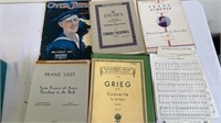 Lot of Vintage Piano Sheet Music