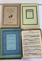 Lot of Vintage Piano Books and Sheet Music