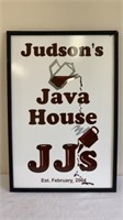 Judson’s Java House Framed Sign