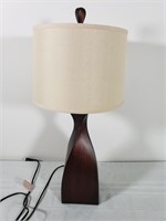 Walnut-Look Lamp