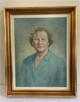 Mildred Johnston painted by Nelly Quintero ‘63