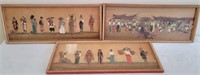 Set of 3 Painting of People of Diverse Cultures