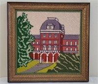 Framed Cross Stitch of Judson College