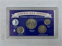 Americana series: with silver walking Liberty, Sta