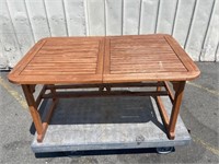Extendable Outdoor Patio Dining Table No Chrs