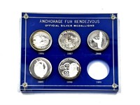 Anchorage Fur Rondy silver medallion collection 19