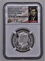 2017 S Kennedy silver half dollar PF69 Ultra Cameo