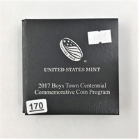 2017 P Boy's Town silver dollar
