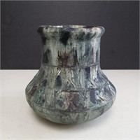 Ruku Pottery Vase / Studio Art Ceramic Vase