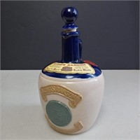 Vtg Kings Ransom Scotch Wade Navy Ceramic Bottle