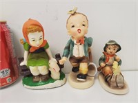 3 figurines vintage