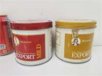 2 boîtes Export vintage