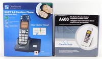 * Lot of 2 ClearSounds Phones - Like New in Boxes
