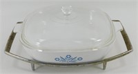 * Vintage Corning Ware 10” Dish with Lid and