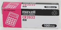 Lot of 45 Maxell Lithium Batteries (Still Sealed)