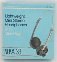 Vintage Realistic 33-976A Headphone