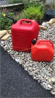 Plastic gas containers