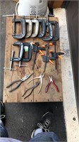 Tools….C-clamps, pliers