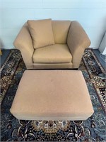 Rowe furniture chair and ottoman