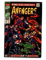 MARVEL COMICS AVENGERS KING SIZE #2 SILVER AGE KEY