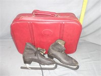 Vintage Luggage and Skates