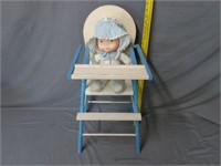Holly Hobbie High Chair w/Doll