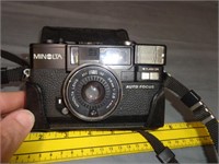 Minolta Hi-Matic AF2 35mm Camera w/Case