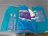 Lot of Vintage Charlotte Hornets Clothing