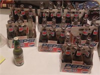 Lot of Richard Petty Pepsi bottles