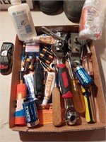 Junk drawer items Jb Weld ,glue, batteries