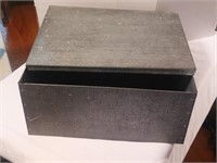 Metal box with lid 18 long 14.25 wide 8 tall