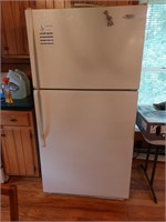 Whirlpool refrigerator 32.75 wide 29 deep 65.5