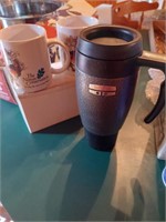 2 The Nature Conservancy teacups, thermos coffee