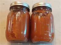 Two pints apple butter dated 2019 still sealed
