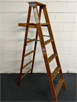 6 foot Werner wooden ladder